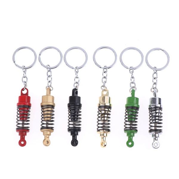 

keychains 1pc adjustable metal absorber keychian big keychain car key chain, Silver