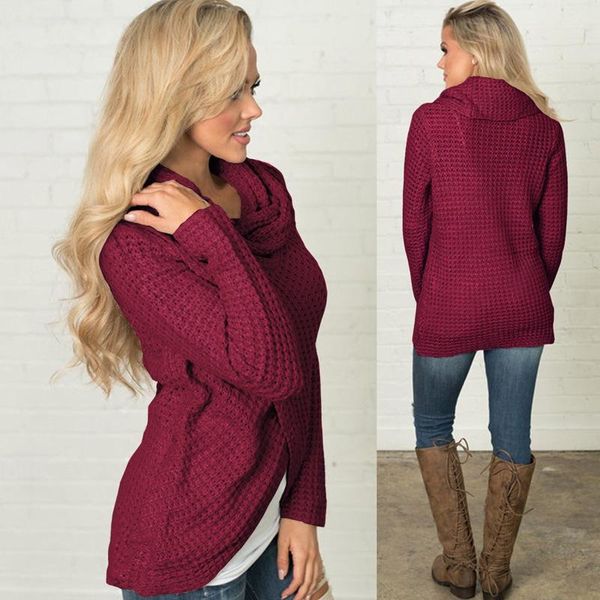 

women's sweaters wear autumn and winter long sleeve knitted sweater, White;black