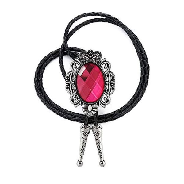 Colorfull moda strass cowboy ocidental cowgirl bolo gravata para homem acessórios de roupas de zinco liga de zinco presente de casamento pingente colares