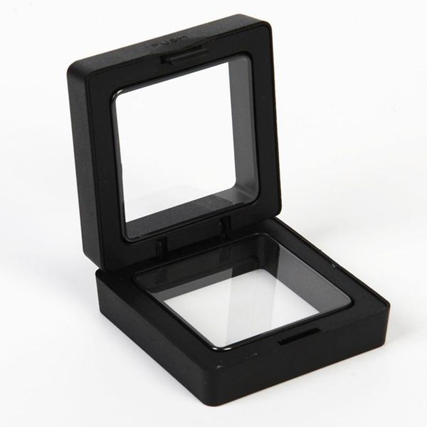 

frames 10pcs display box floating frame jewelry protection transparent shockproof