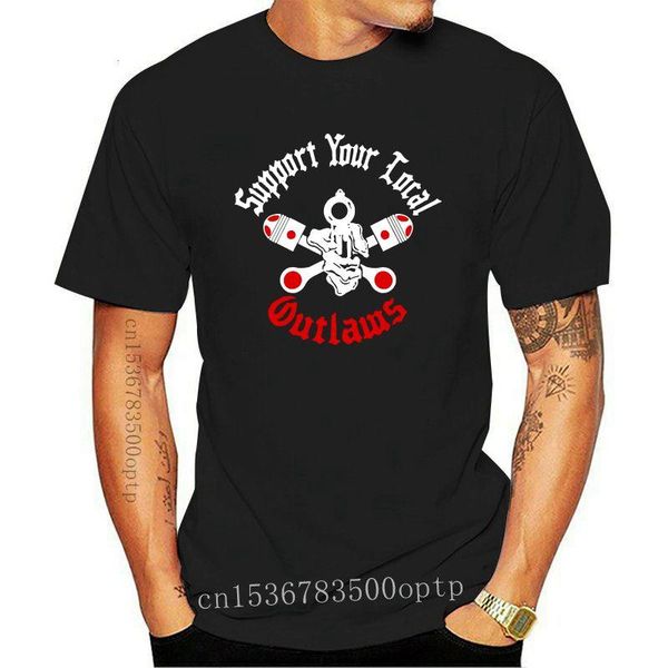 

men's t-shirts outlaws mc sylo logo support your local 2021 t shirt all size #az + $ gift more and colors, White;black