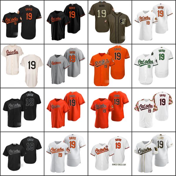 

baltimore orioles black 19 chris davis men women youthjersey, Black;red