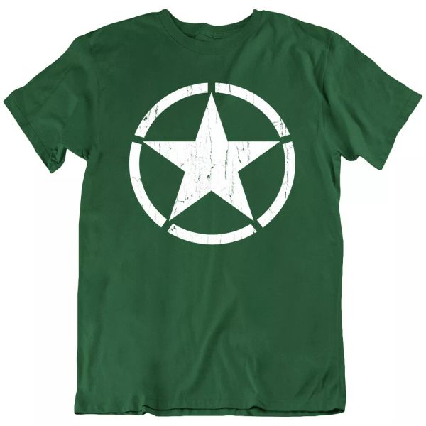 

star army tees american warrior logo vintage short sleeve men t shirt new, White;black