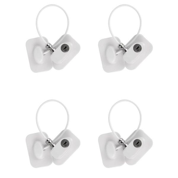

4pcs refrigerator door locks,mini fridge lock, file cabinet drawer lock for cabinet, child safety carriers, slings & backpacks