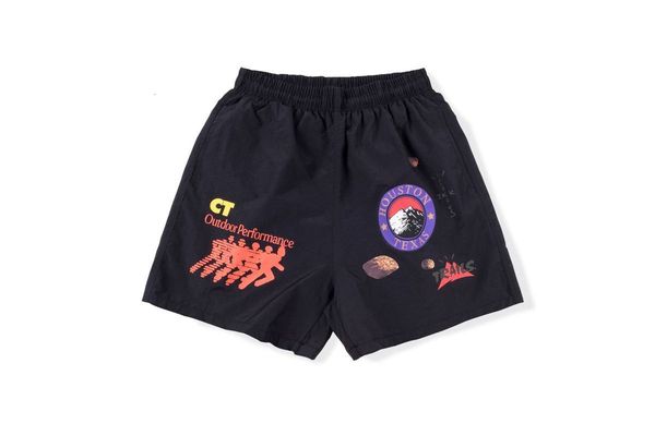 

travis scott houston cactus jack man woman performance outdoors breechcloth short running wild astroworld shorts, White;black