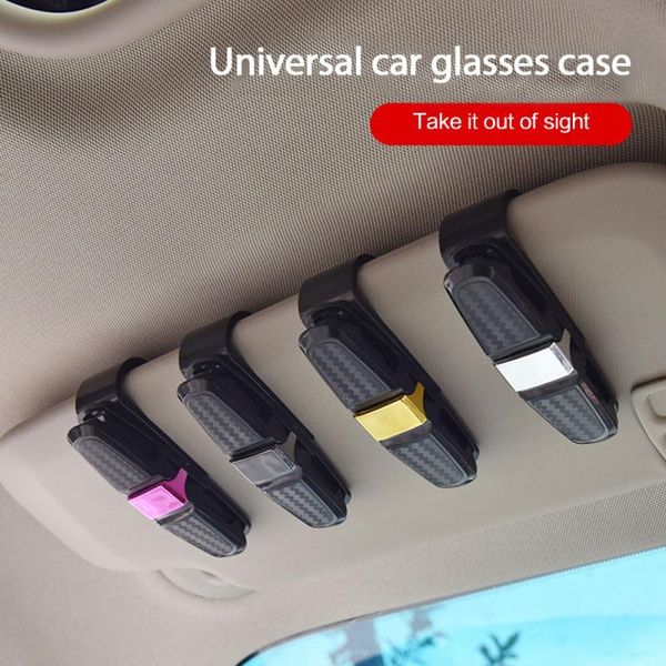 

car accessories interior glasses case auto sun visor holder sunglasses clip card eyeglasses other