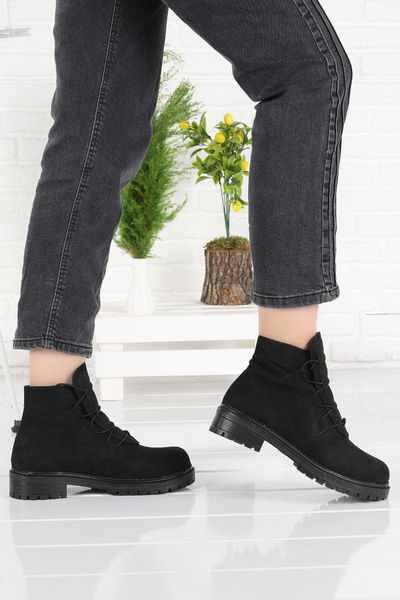 

boots woggo pnt 529174 suede daily thermo soles women 's boat shoes, Black