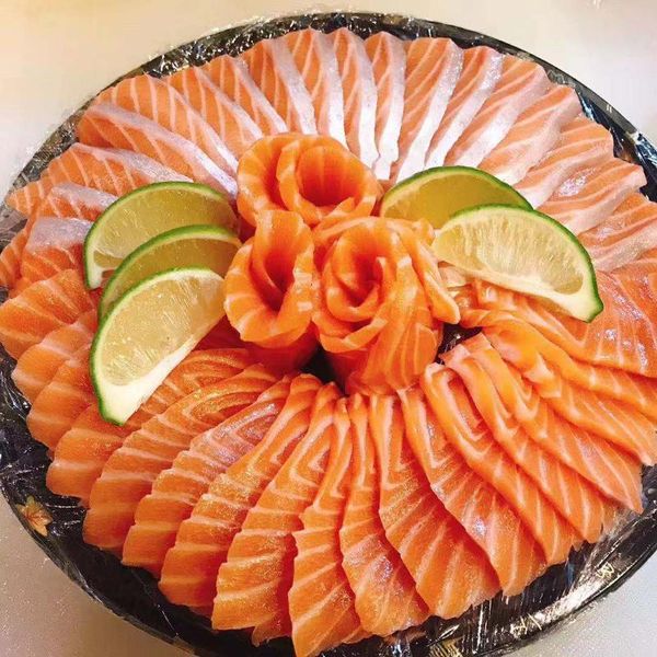 

disposable take out containers sushi, seafood, fruit, , takeaway packing box, printed large, medium and small assortment, disc