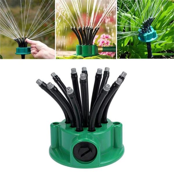 

watering equipments 12-pipe 360 degrees garden lawn water sprinkler system courtyard sprayer for