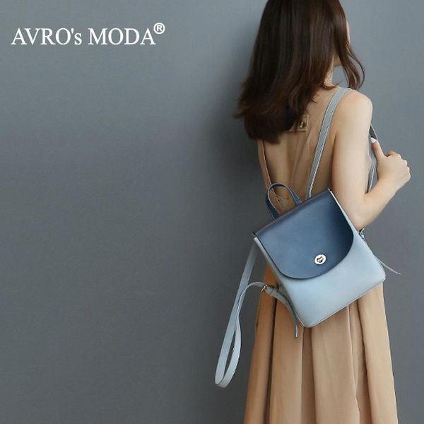 

backpack style avro's moda fashion backpacks for women genuine leather shoulder bags ladies retro casual teenagers school