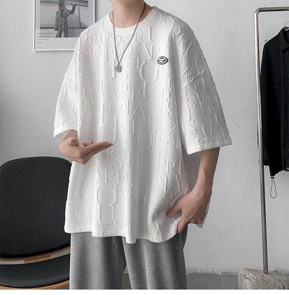 

women's t-shirt 2021 japanese short-sleeved men tshirt women fashion trend loose wild student summer short sleeve grunge, White