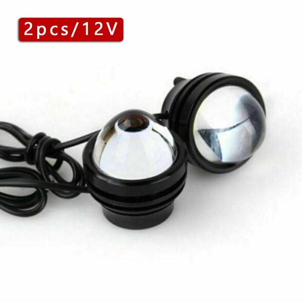

emergency lights ip67 daytime running light led projector 2x white bulb car