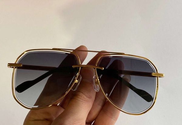 

gold metal grey classic pilot sunglasses 0953 sun glasses gafas de sol men fashion sunglasses with box, White;black