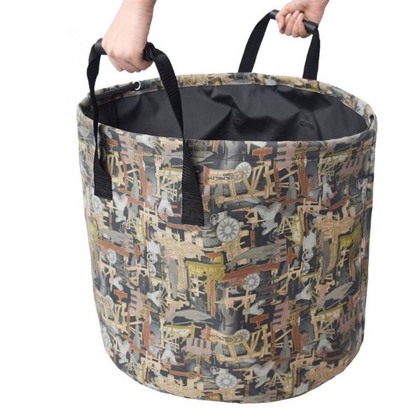 

storage bags outdoor yard waste reusable collapsible garden leaf bag finishing lawn tarps trash