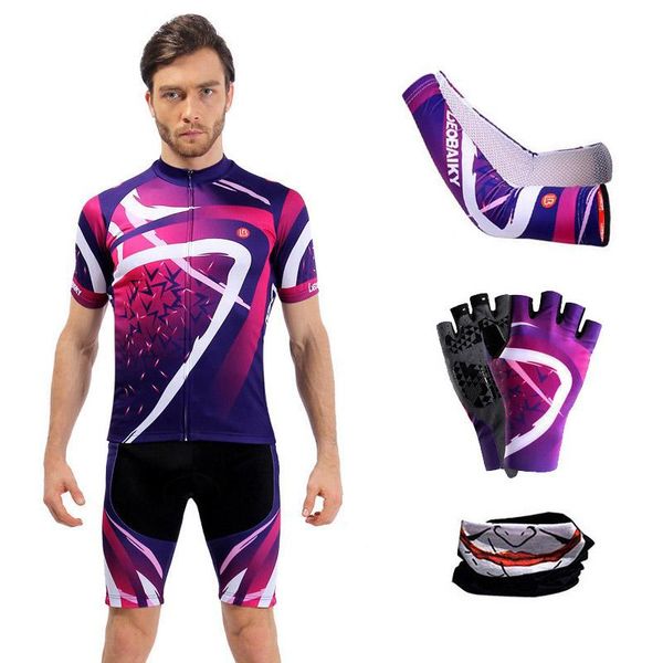 

racing sets summer outdoor cycling clothing men mtb jersey set team pro bike sportswear short sleeve quick-dry bicycle suits women, Black;blue
