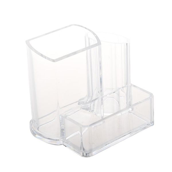 

storage boxes & bins clear acrylic desk cosmetic lipstick brush holder makeup case