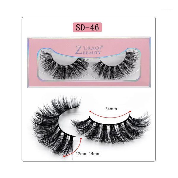 

reusable 100% 3d mink eyelashes cruelty lashes handmade natural long wispy fluffy false makeup1
