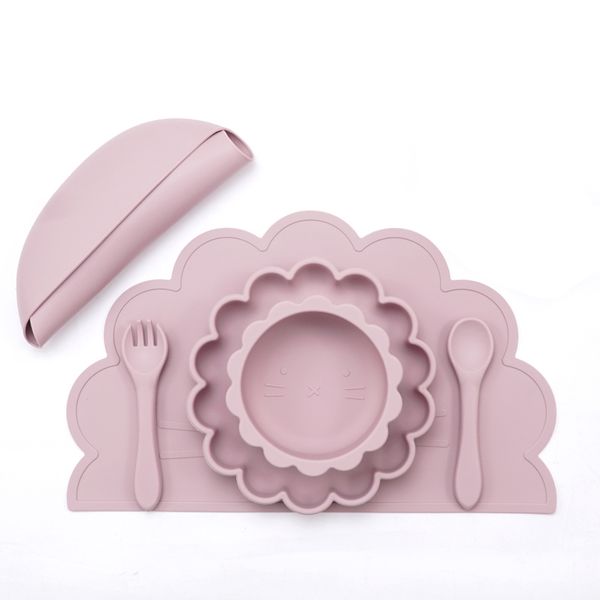 

fashionable waterproof baby bibs for children infant feeding dining appliance dishes plates bowl training spoon baby accessories