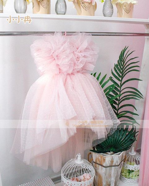 

girl's dresses girls princess ball gowns flower girl for weddings tulle communion pageant party baby birthday dress, Red;yellow