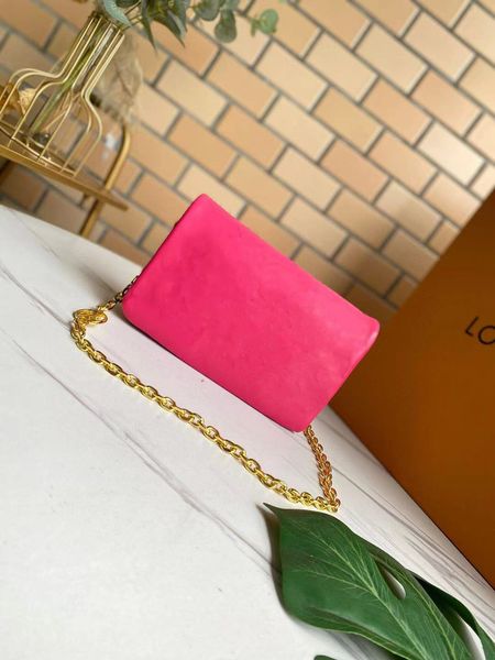 

2021 selling luxury designer bag purse pochette coussin chain shoulder bags handbag fashion handbags totes wallet crossbodys ship, Black;red