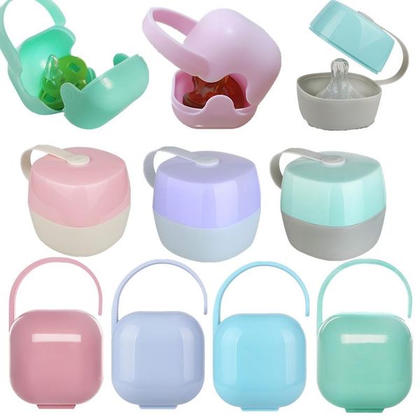 

pacifiers# portable baby infant kids pacifier feeding nipple cradle case holder travel storage box