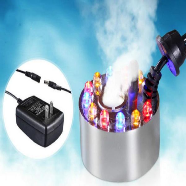 

220v water fountain indoor fall decoration home atomization increase humidity with led garden decorations