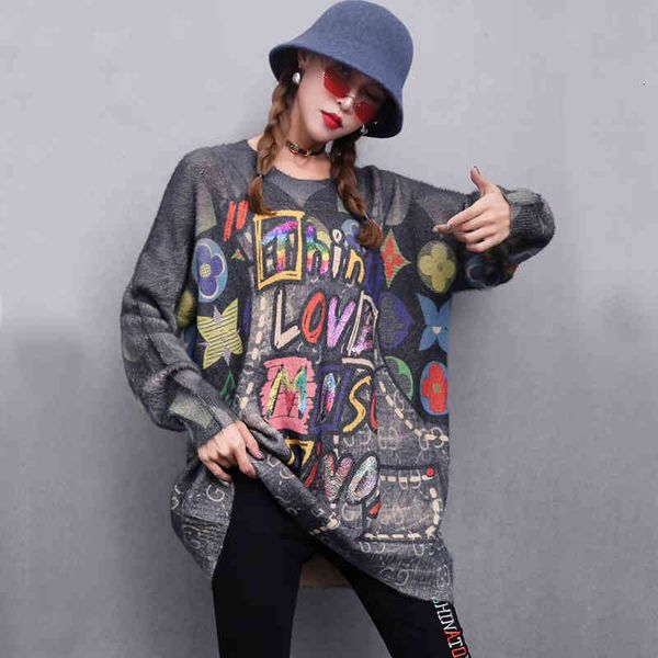 

hoodie imitated impression of retro female mink wool all sweater games, Black