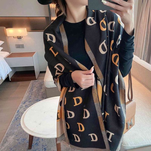 

70% off design short beard tassel women's fashion air conditioning room shawl decoration scarf imitation cashmere jacquard elegant exte, Blue;gray