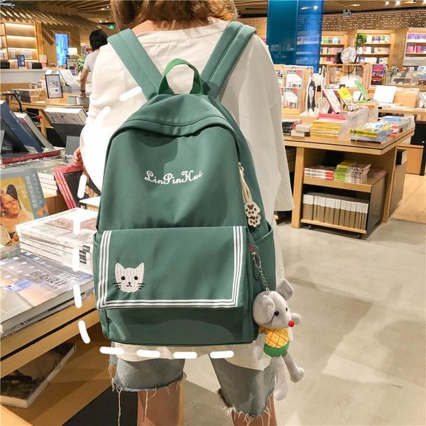 

outdoor bags 2021 waterproof nylon backpack for women fashion mouse design travel female school bag teenage girls mochilas