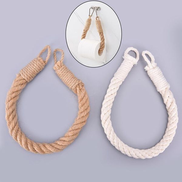 

toilet paper holders vintage towel hanging rope holder home el bathroom supplies