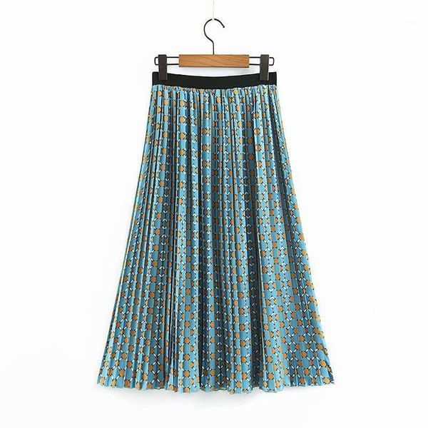 

skirts the european and american fashion printed xl45-21031, Black