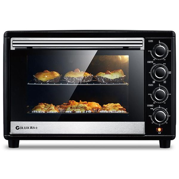 

home large multi-function electric oven healthy no fumes non-stick coating one-button thawing for bread ovens