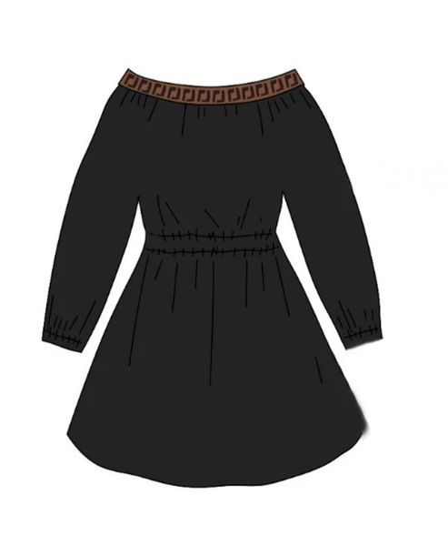 

f family off shoulder dress, Black;gray