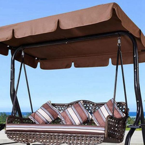 

shade 3 seater canopy waterproofed swing chair tent sunshade camping roof replacement garden supplies fabric sun