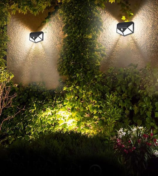 

outdoor wall lamps 114 led waterproof solar power pir motion sensor light garden lamp