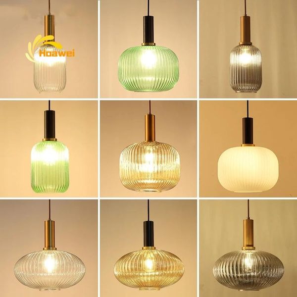 

pendant lamps modern led light lighting loft dining room lights kitchen hanging lamp living bedroom home decor glass