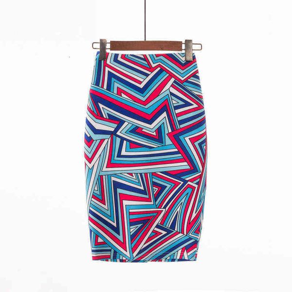

skirts fashion slim high waist printed hip wrap skirt medium length one step skirt, Black