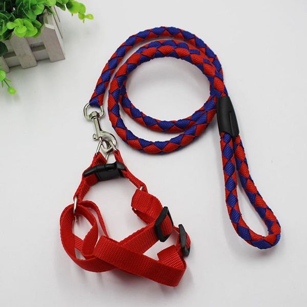 

small dog cat harness leash adjustable puppy outdoor walking leads for medium dogs cats traction rope pet accessories collars & leashes