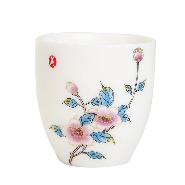 

cups & saucers master cup tea sheep porcelain kombucha teacup ceramic hand-painted chinese whiteware