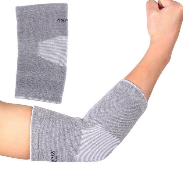 

elbow & knee pads sports outdoor running cycling knit print support breathable gray casual cuffs, Black;gray