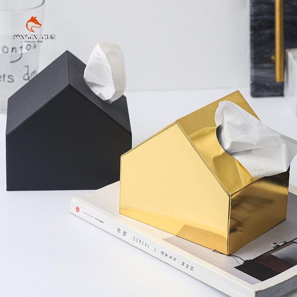 

tissue boxes & napkins nortic metal removable paper rangement napkin organizer home living room accessories office