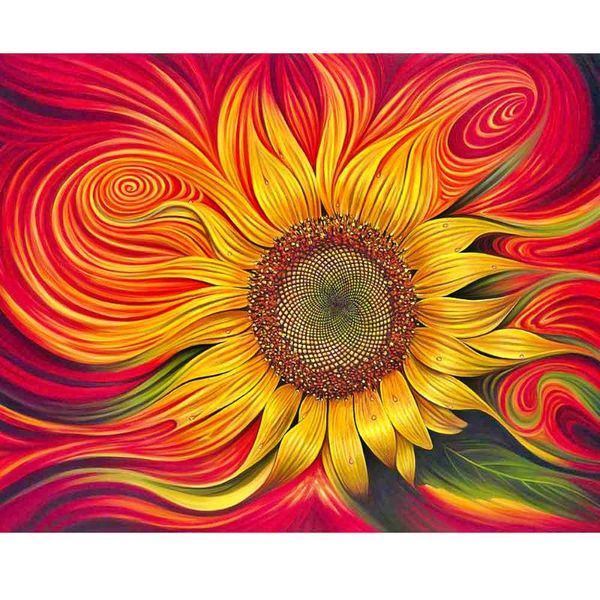

diamond painting moge 5d diy sunflower colorful embroidery mosaic full home decor