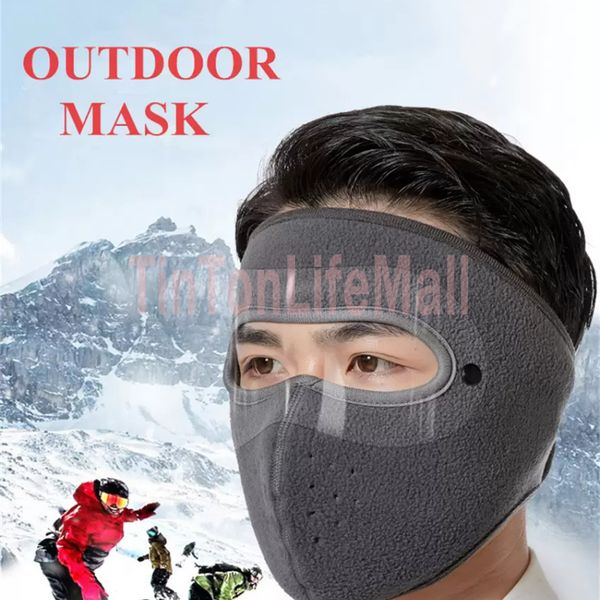 

fashion winter designer face mask neck warmer windproof fleece lined thick earmuffs balaclava ski masks for outdoor sports gsjj1n19