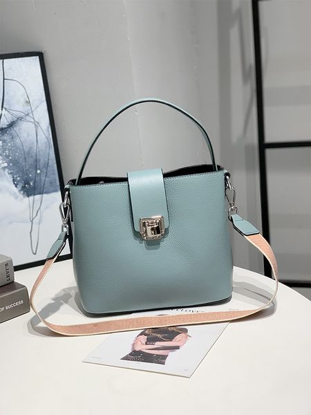 

hbp buckets handbags real leather bucket single shoulder lady handbag fashion tote bag style ladies hand bags