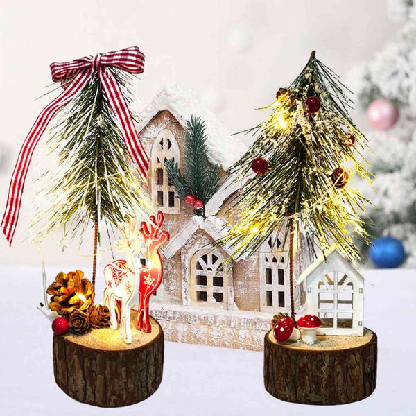

new decorations wooden elk decoration christmas tree ornaments l shopping mall window layout