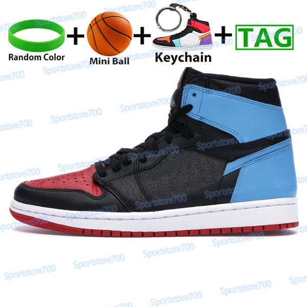 

High university blue men women shoes 1 1s basketball sneakers light smoke grey dark mocha shadow UNC patent black white chicago toe trainers1KASMW9A