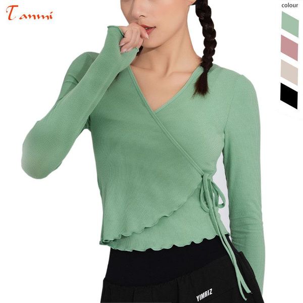 

yoga outfits autumn women's tight-fitting workout clothes quick-dry sports running long-sleeved t-shirts stretch, White;red