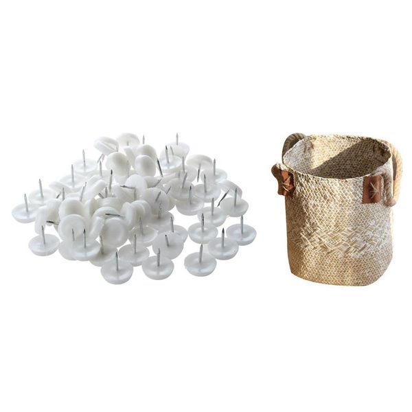 

storage baskets 70 chair table feet nail pad nail-on glide floor protector 1.8mm with natural woven seagrass belly basket
