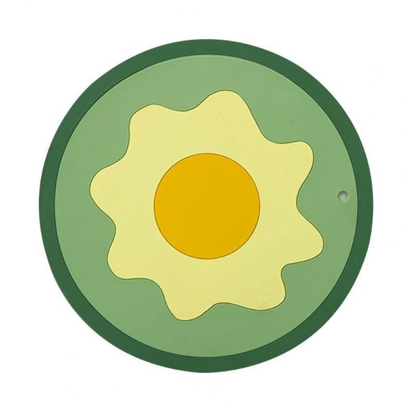 

mats & pads table mat heat insulation poached egg pattern long lasting silicone print placemat for home