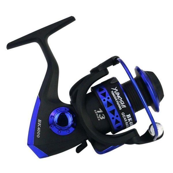 

rotating fishing reel bk1000-7000 series with large spool aluminum body salt water baitcasting reels